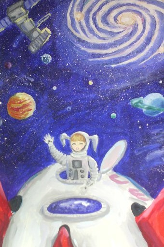 First child in space