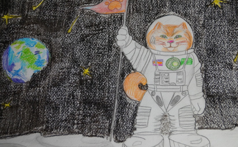The first cat in space