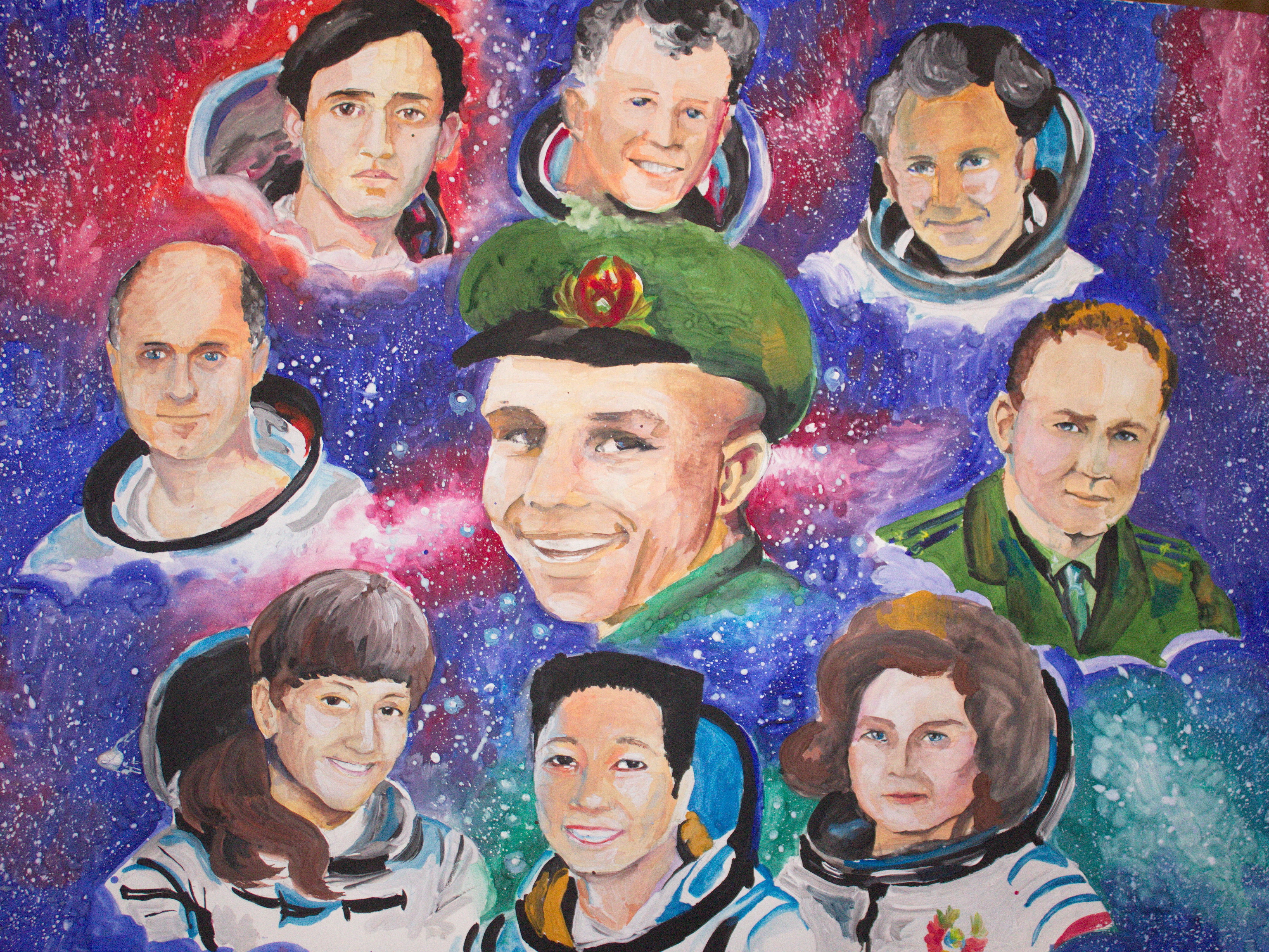 Рисунки на тему космические герои