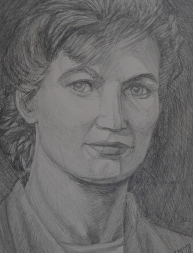 Portrait of Valentina Tereshkova