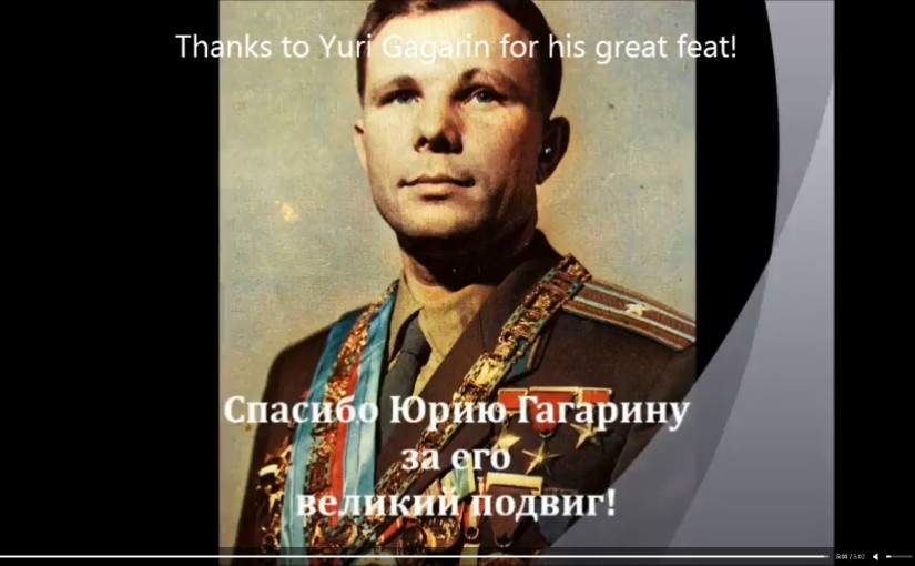The fly of the fist cosmonaut of planet U. A. Gagarin